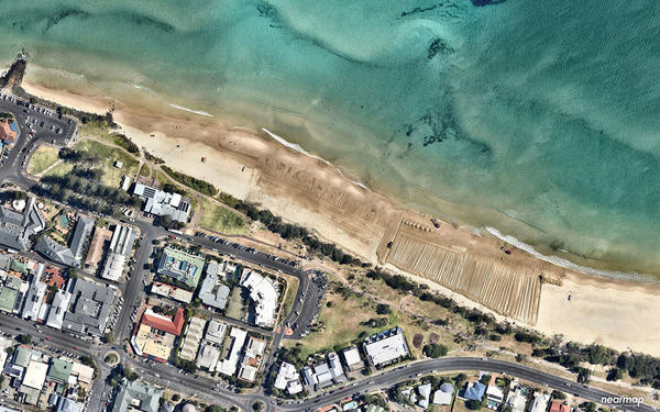Aerial photo of Main Beach