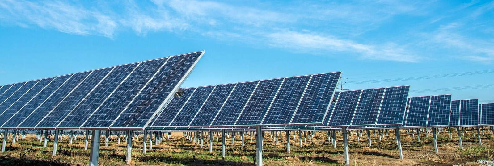 Solar panel farm