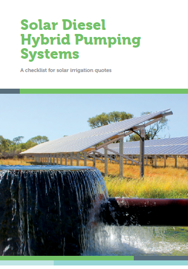 Solar Diesel Hybrid Pumping Systems: A checklist for solar irrigation quotes