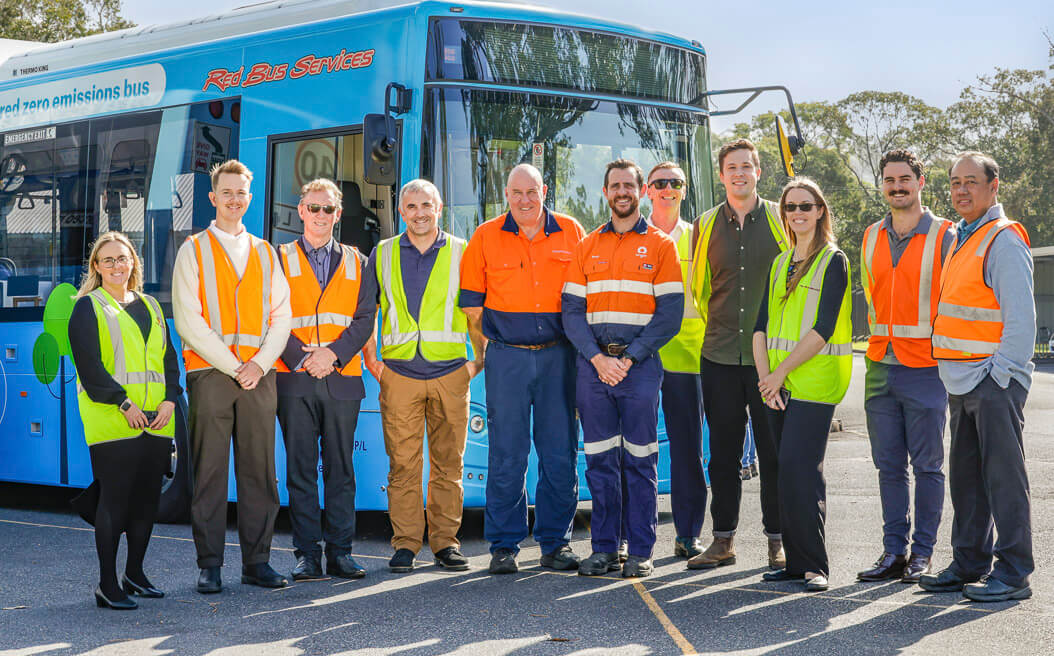 Hydrogen bus team