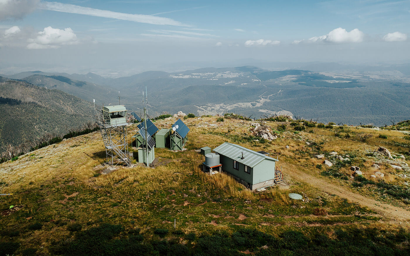 Photo of fire detection facilities in Kosciuszko