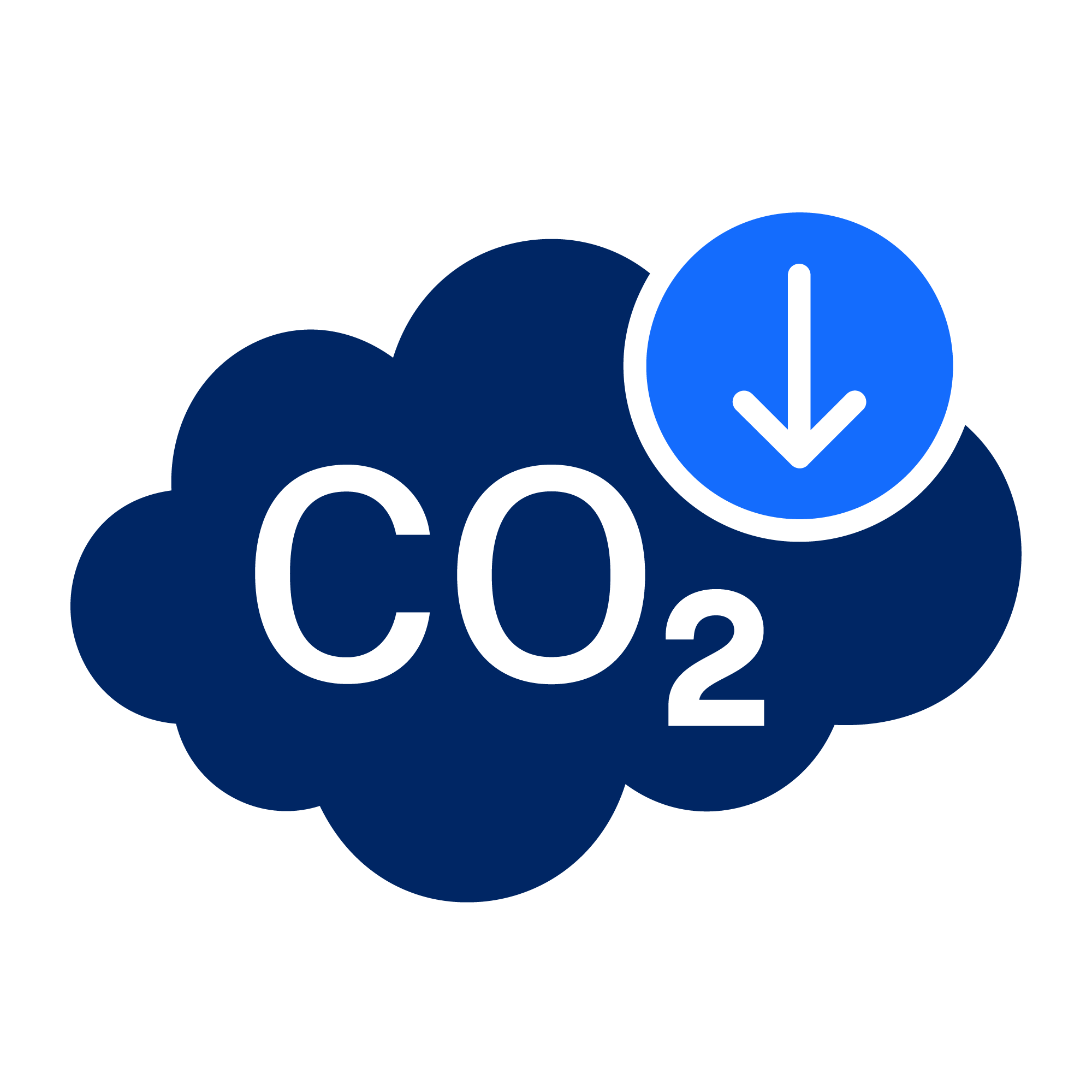 A cloud with CO2