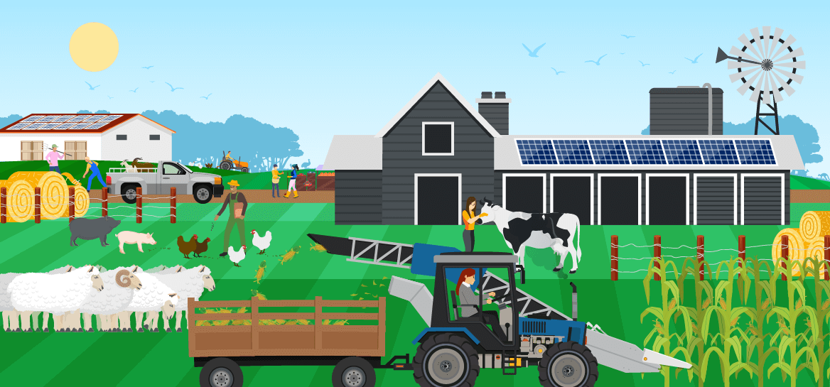 Illustration representing agriculture