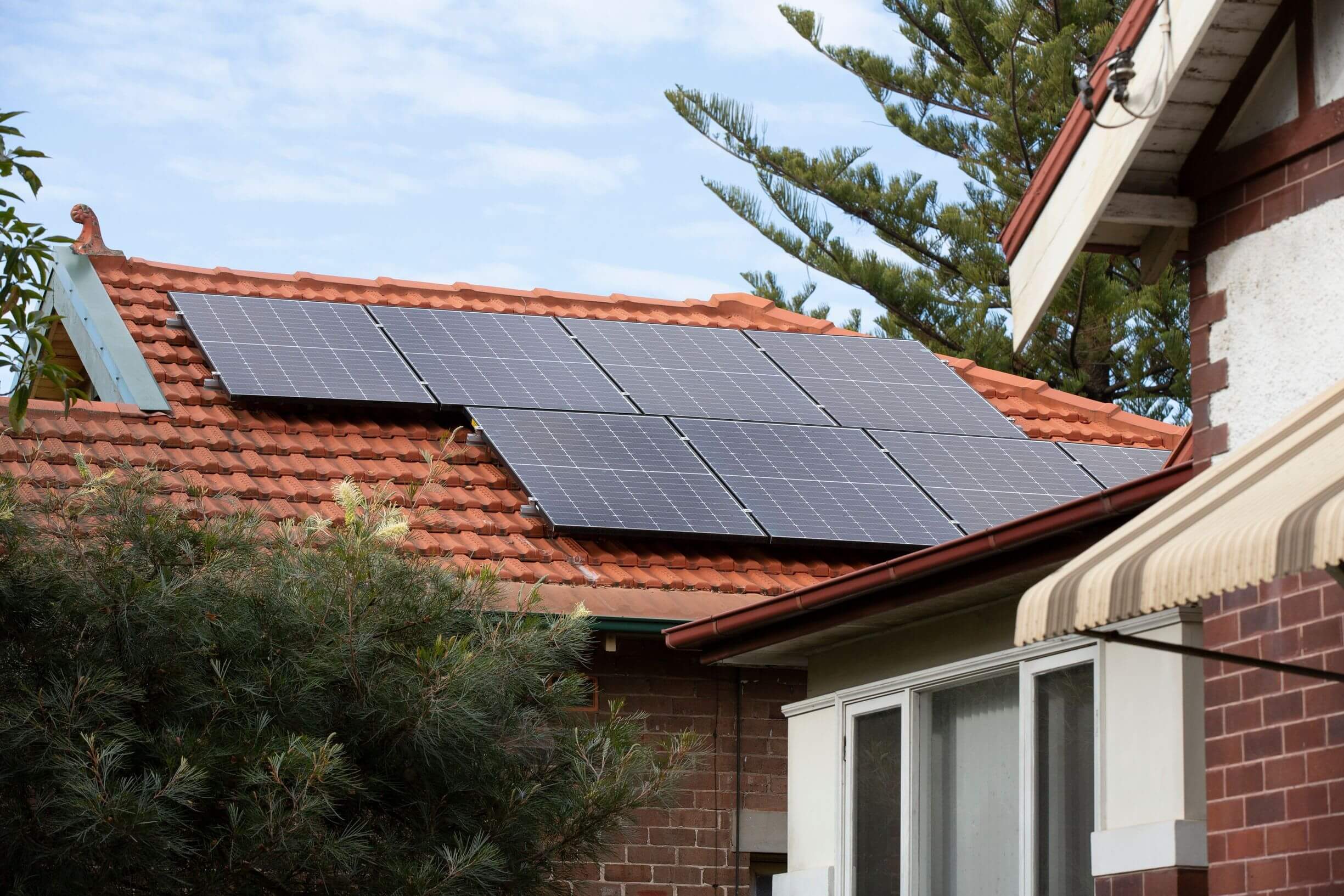 Rooftop solar panels