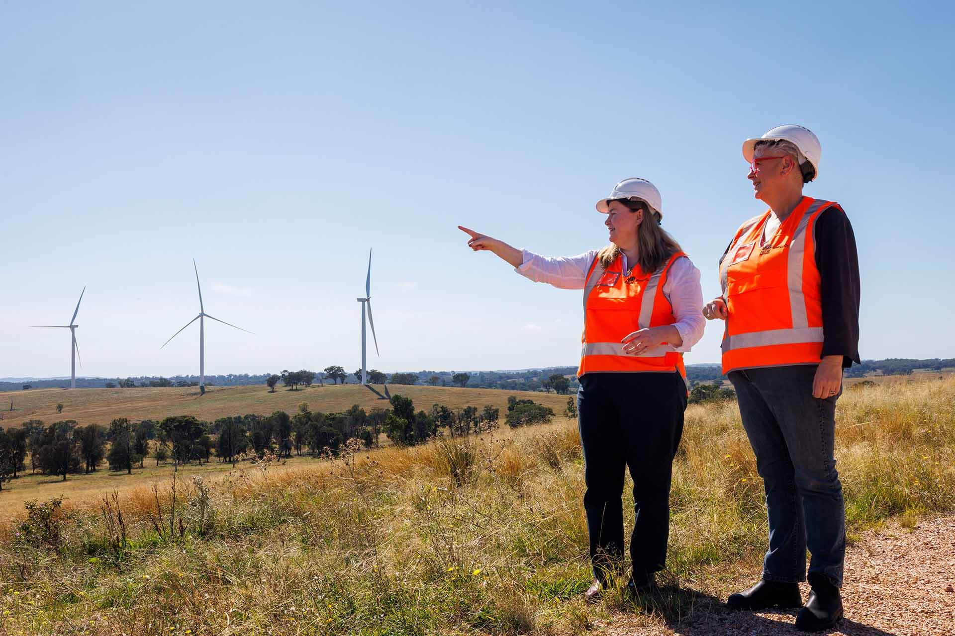 Minister for Climate Change and Energy, Penny Sharpe and Minister for Regional New South Wales, Tara Moriarty, Central-West Orana Renewable Energy Zone