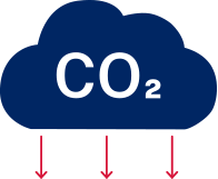 Carbon Dioxide cloud pictogram