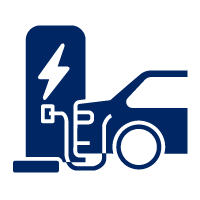 electric vehicle charging bay pictogram
