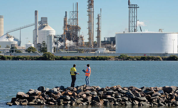 Port of Newcastle Orica ammonia facility 
