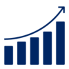 Pictogram of chart increasing
